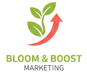 Logo da parceira Bloom and Boost Marketing